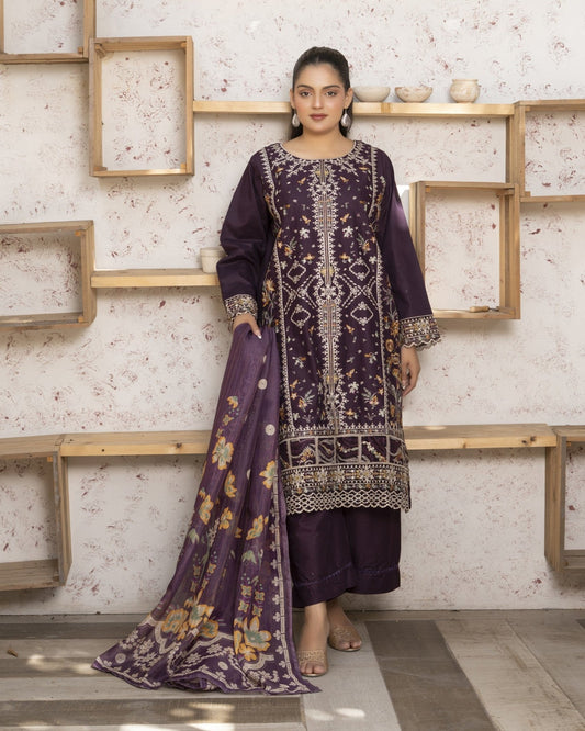 LUX BLOOM 3PC - HasaanBakhsh