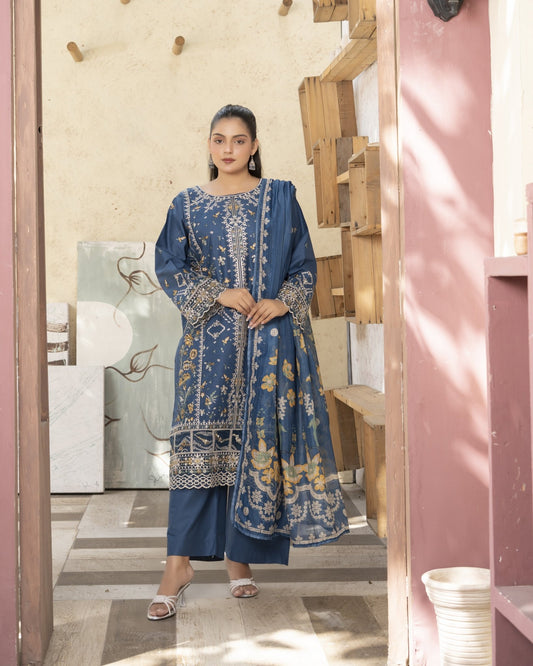 LUX BLOOM 3PC - HasaanBakhsh