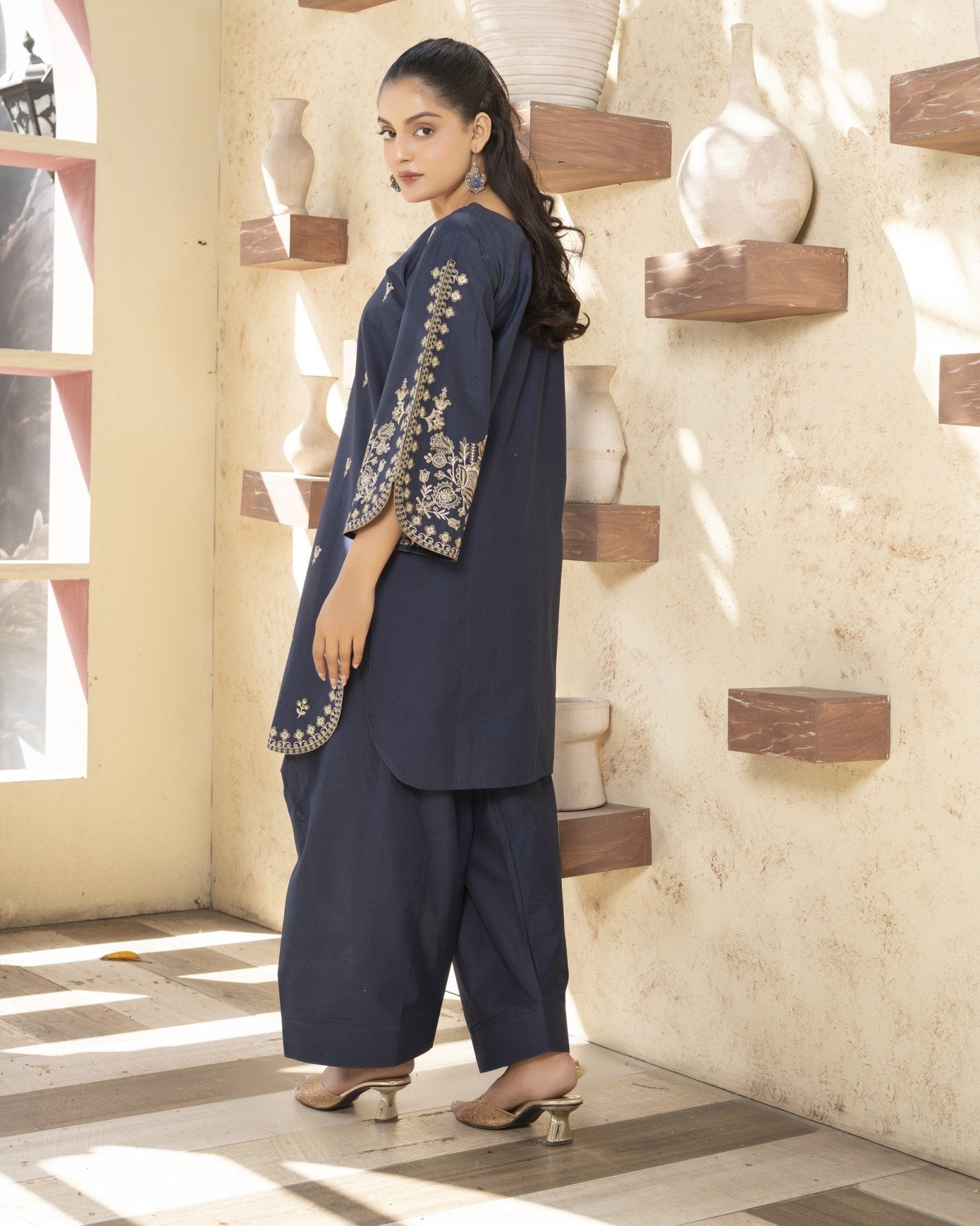 Midnight Elegance 2PC - HasaanBakhsh
