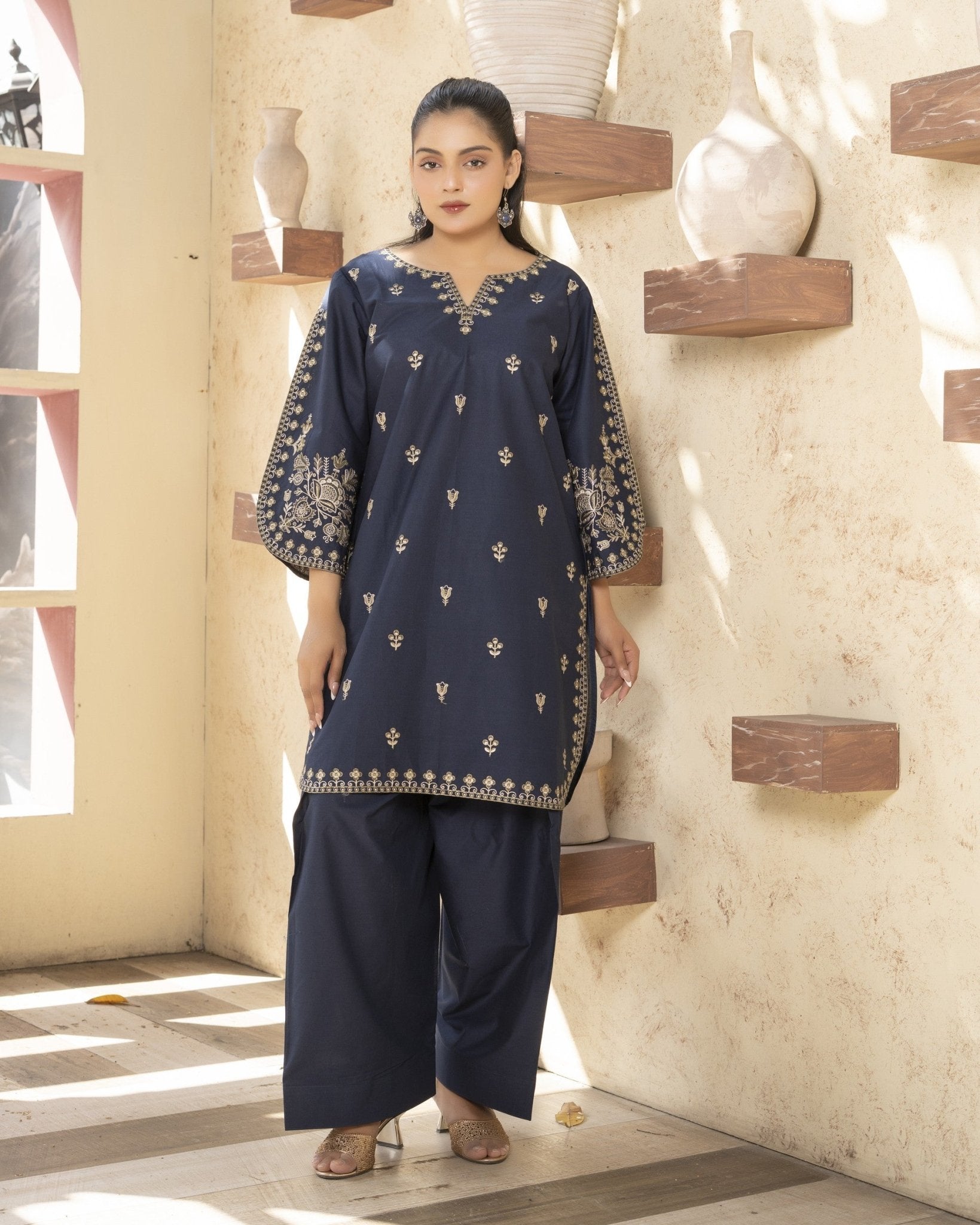 Midnight Elegance 2PC - HasaanBakhsh