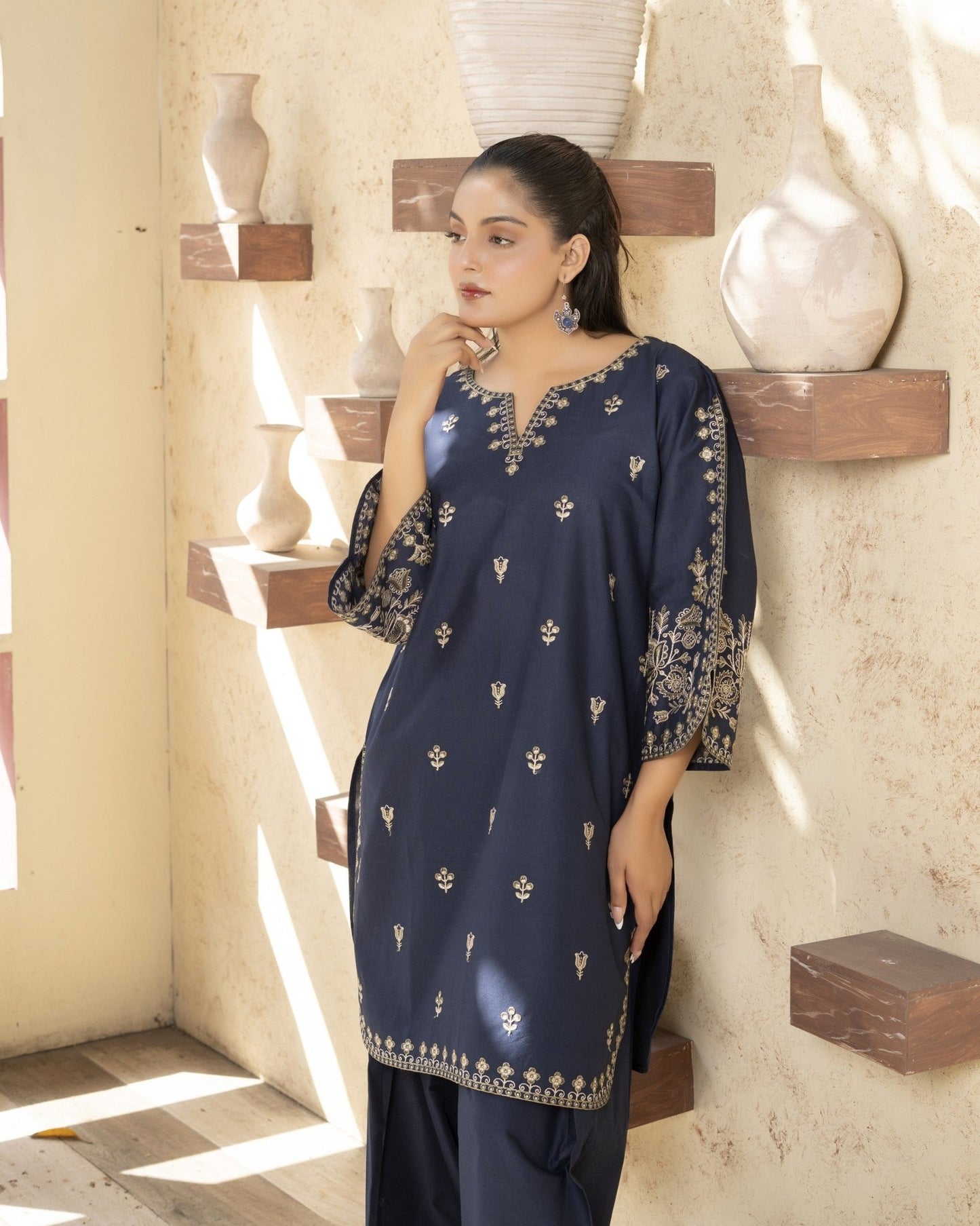 Midnight Elegance 2PC - HasaanBakhsh