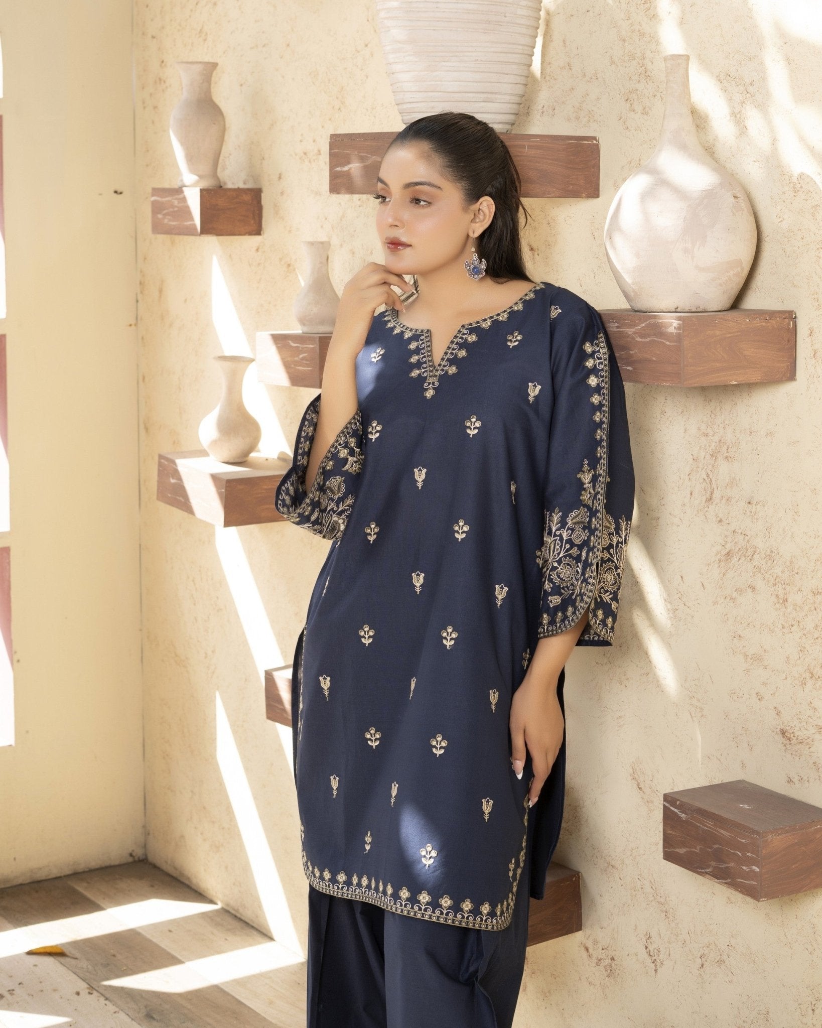 Midnight Elegance 2PC - HasaanBakhsh