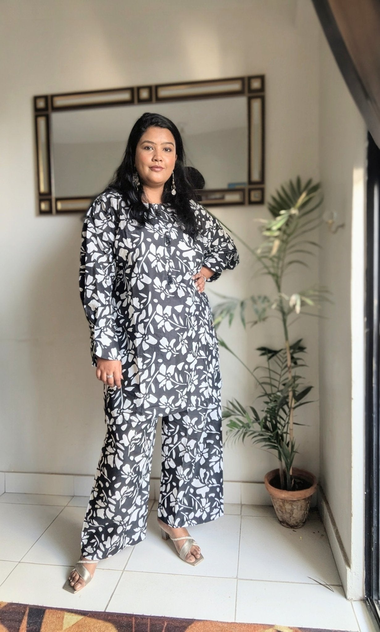 PRINTED - 2PC(Black&White) - HasaanBakhsh