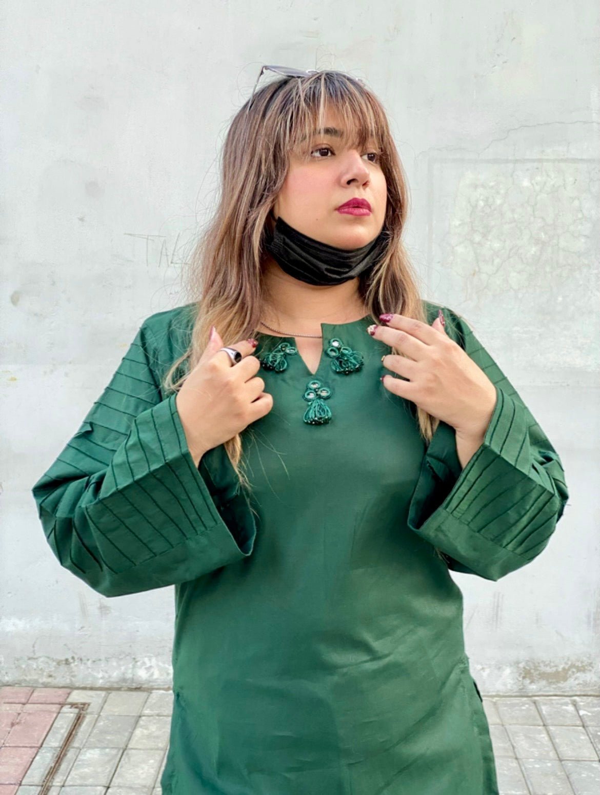 SOLID 2PC - GREEN - HasaanBakhsh