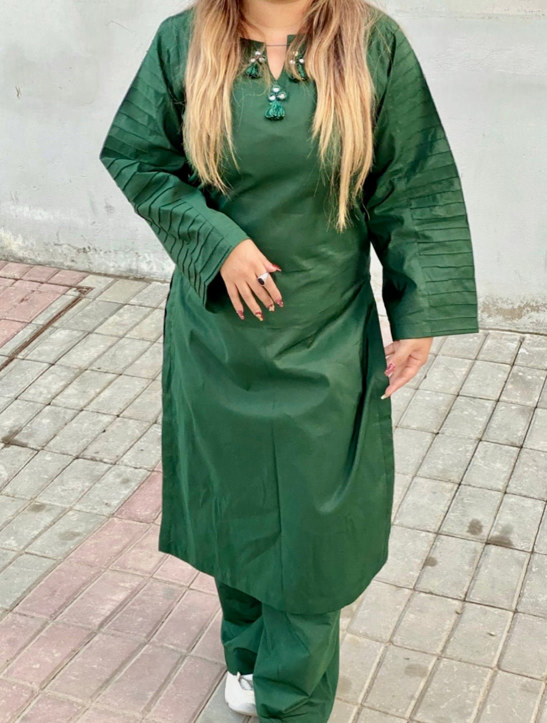 SOLID 2PC - GREEN - HasaanBakhsh